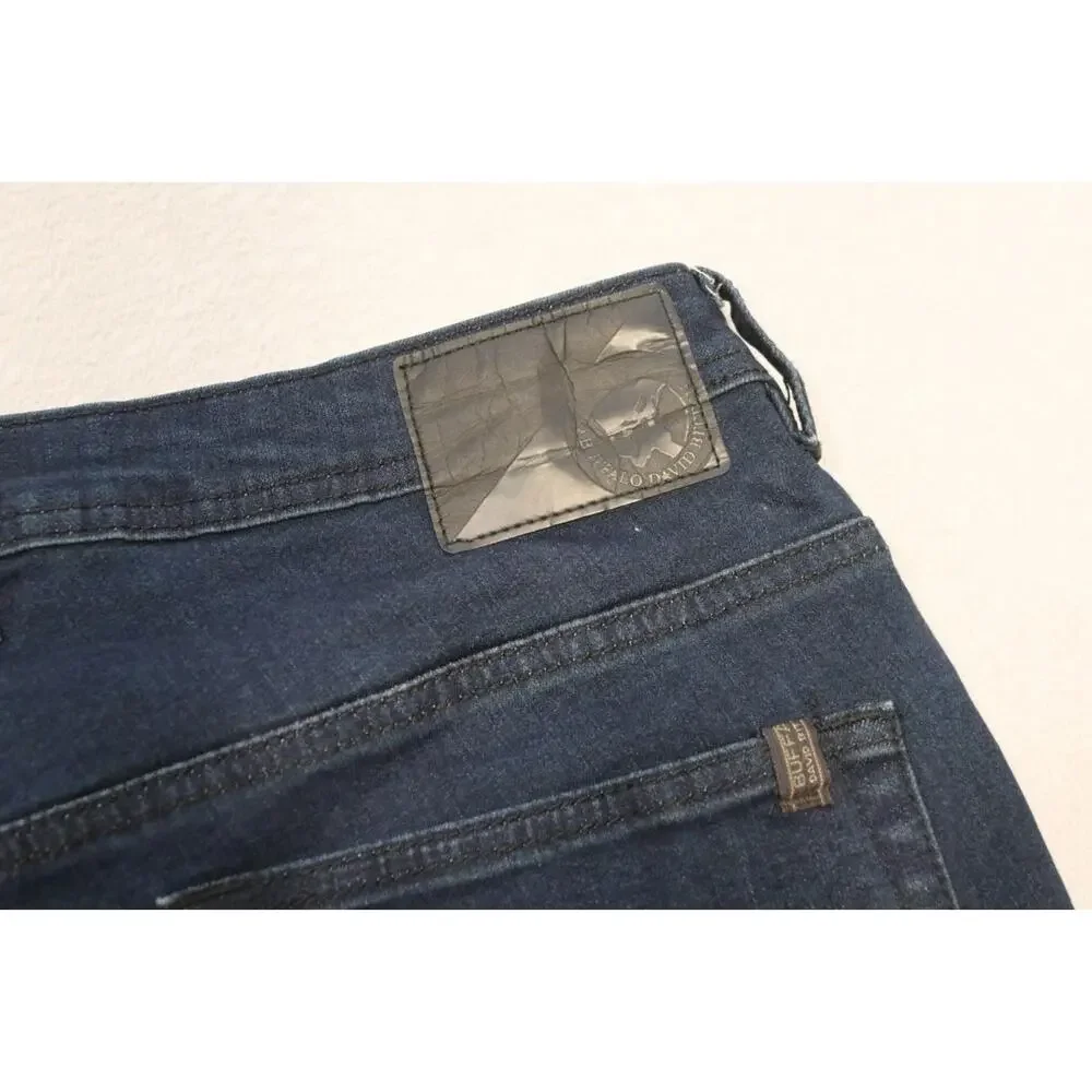 Buffalo David Bitton Adma Buckle Slim Stretch Denim Jeans Mens‎ Size 36 x 30